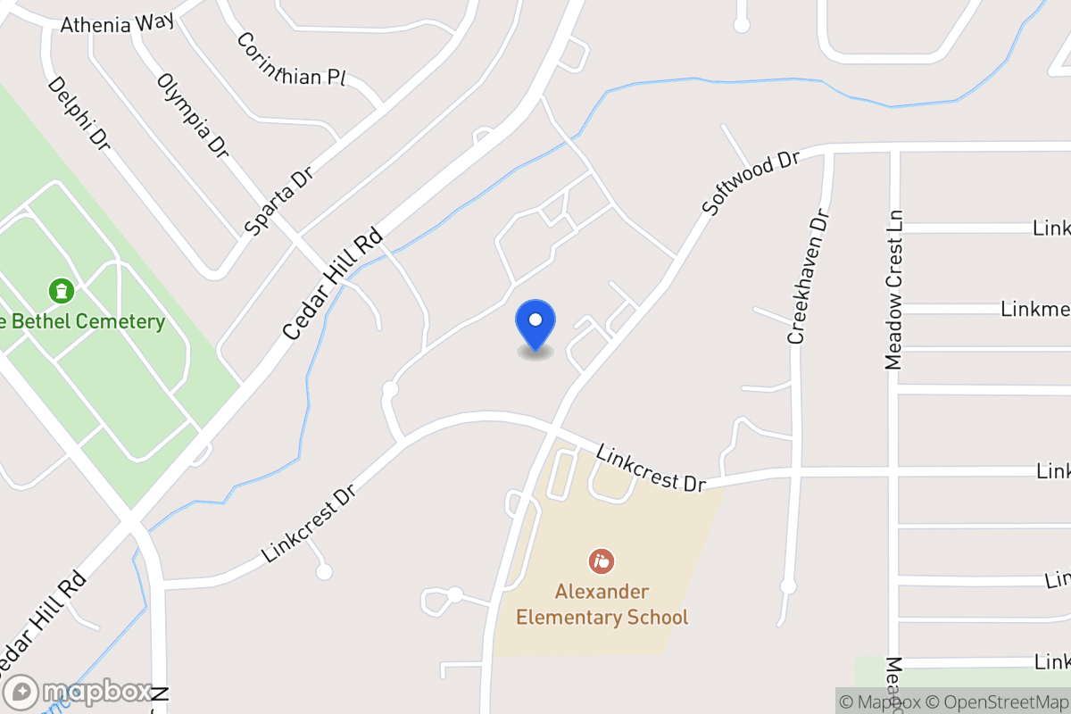 Map of 431 Softwood Dr