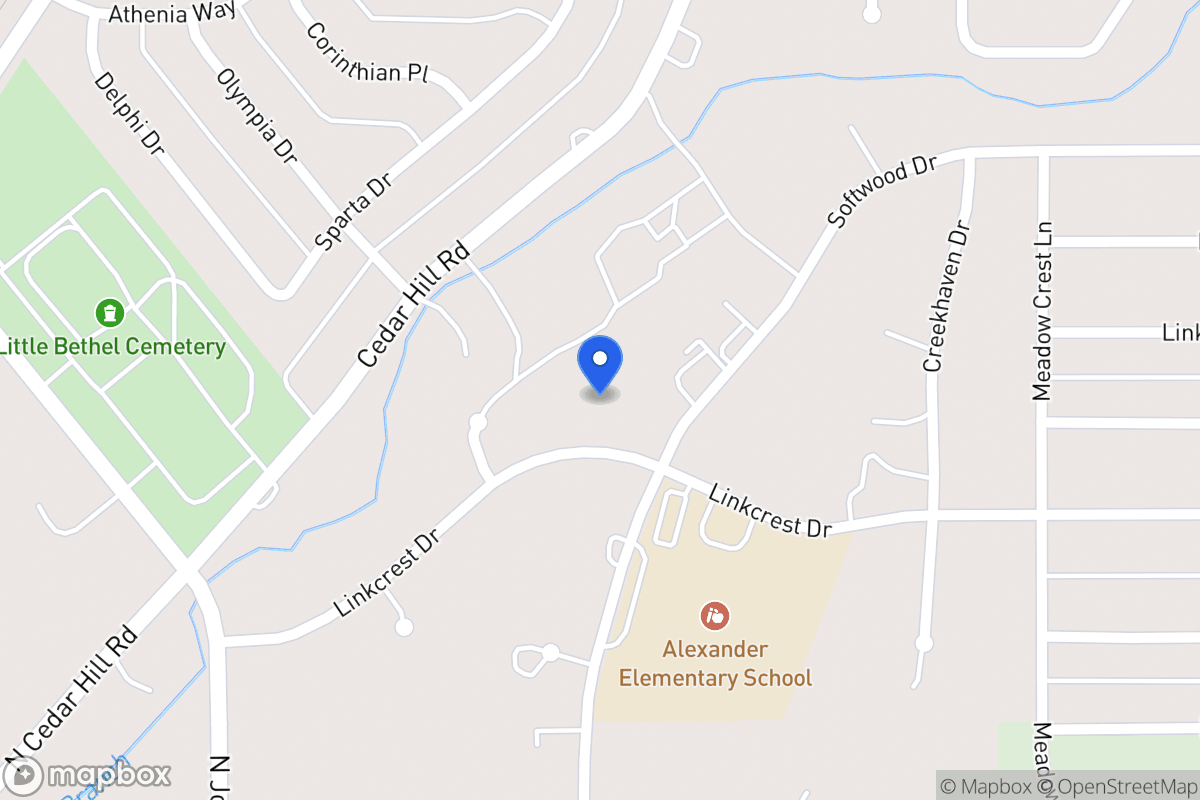 Map of 503 Linkcrest Dr