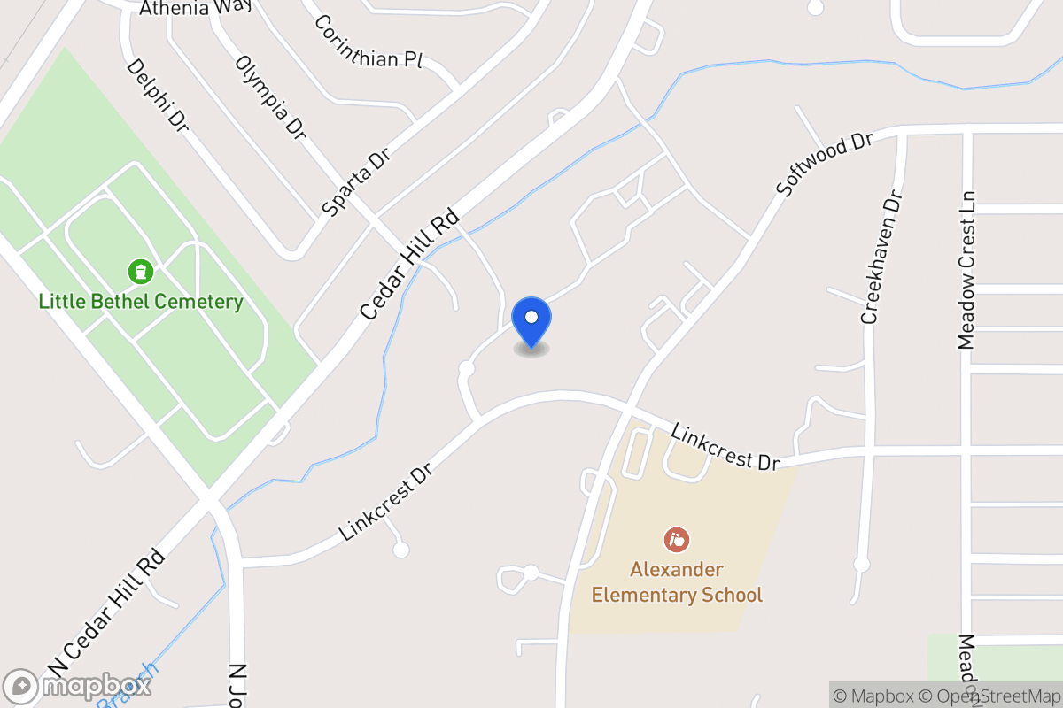 Map of 507 Linkcrest Dr