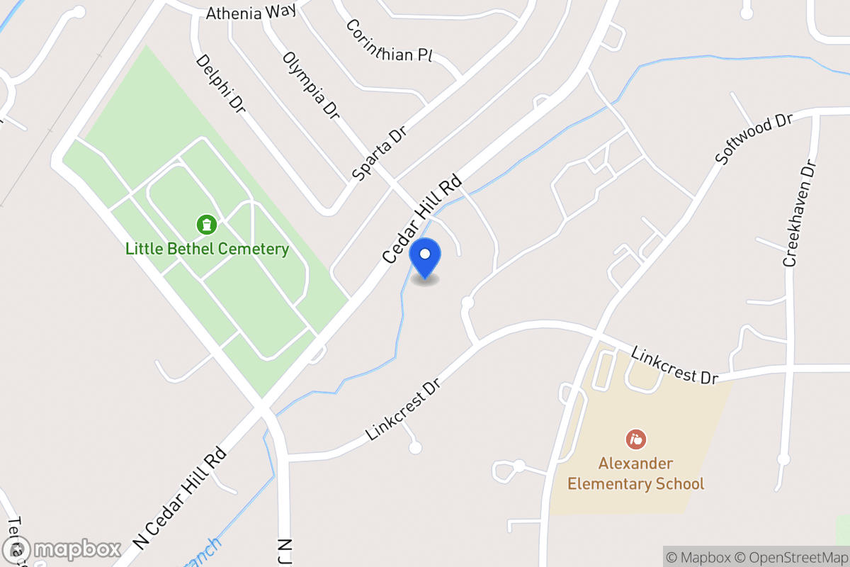 Map of 519 Linkcrest Ct