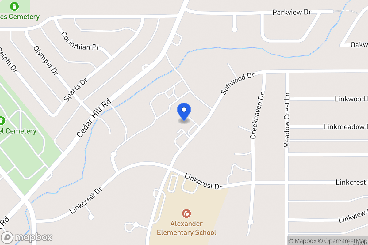 Map of 423 Softwood Dr