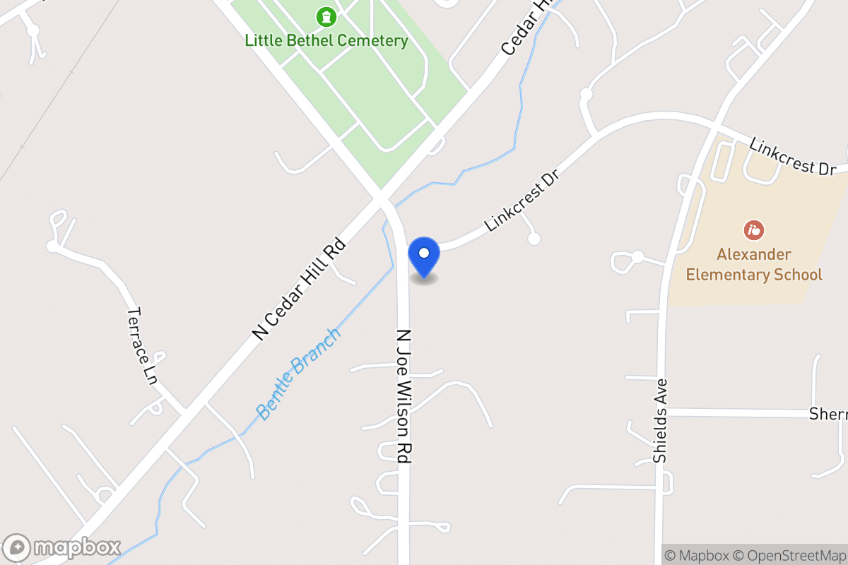 Map of 714 Linkcrest Dr