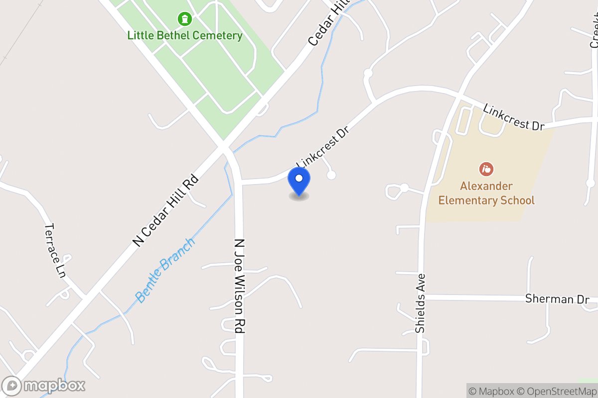 Map of 706 Linkcrest Dr