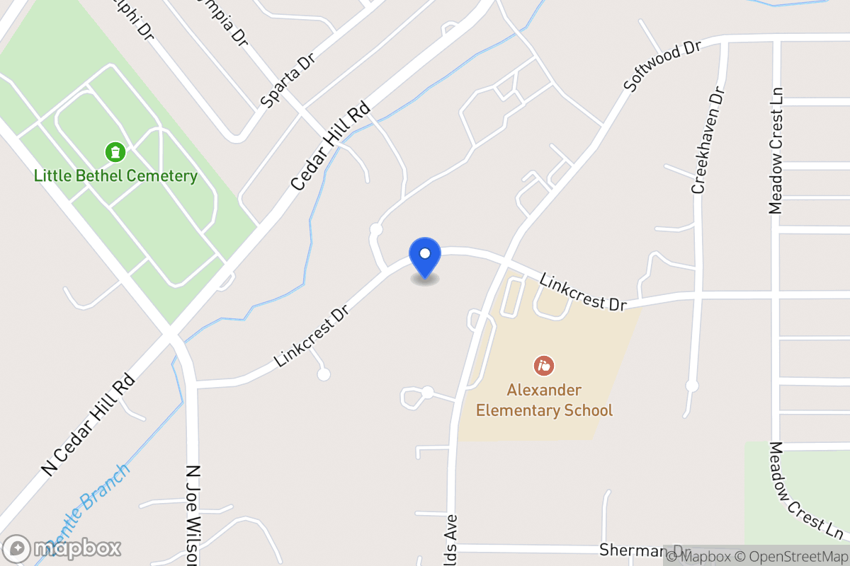 Map of 506 Linkcrest Cir