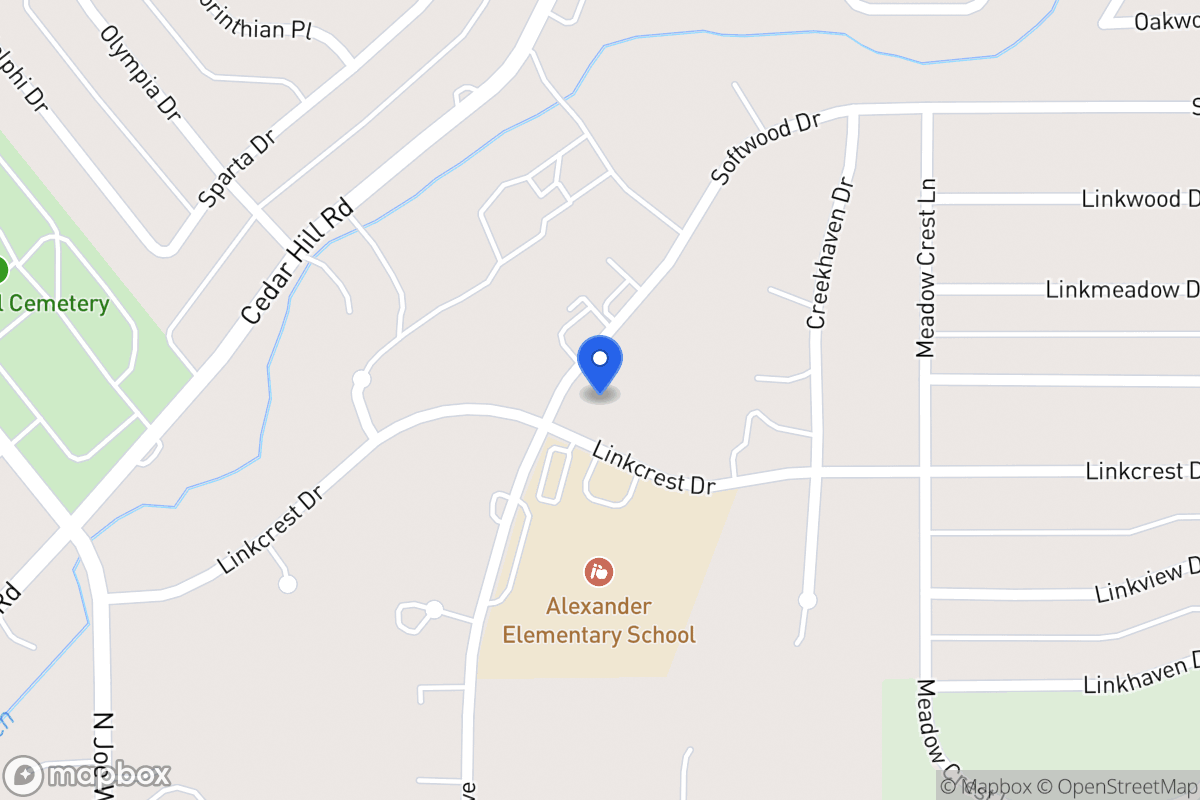 Map of 426 Softwood Dr