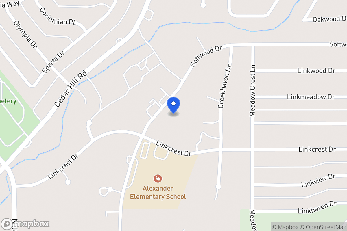 Map of 422 Softwood Dr