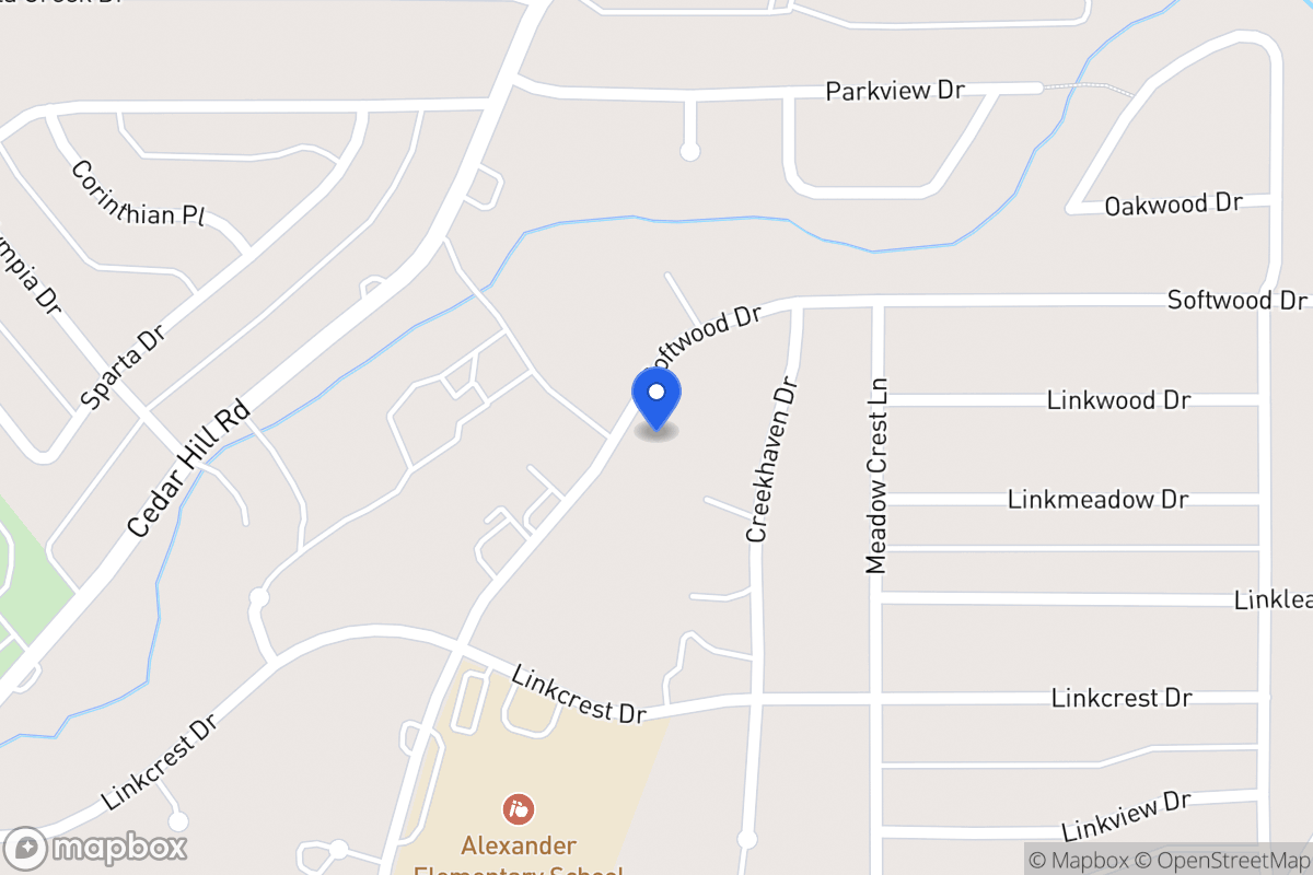 Map of 410 Softwood Dr