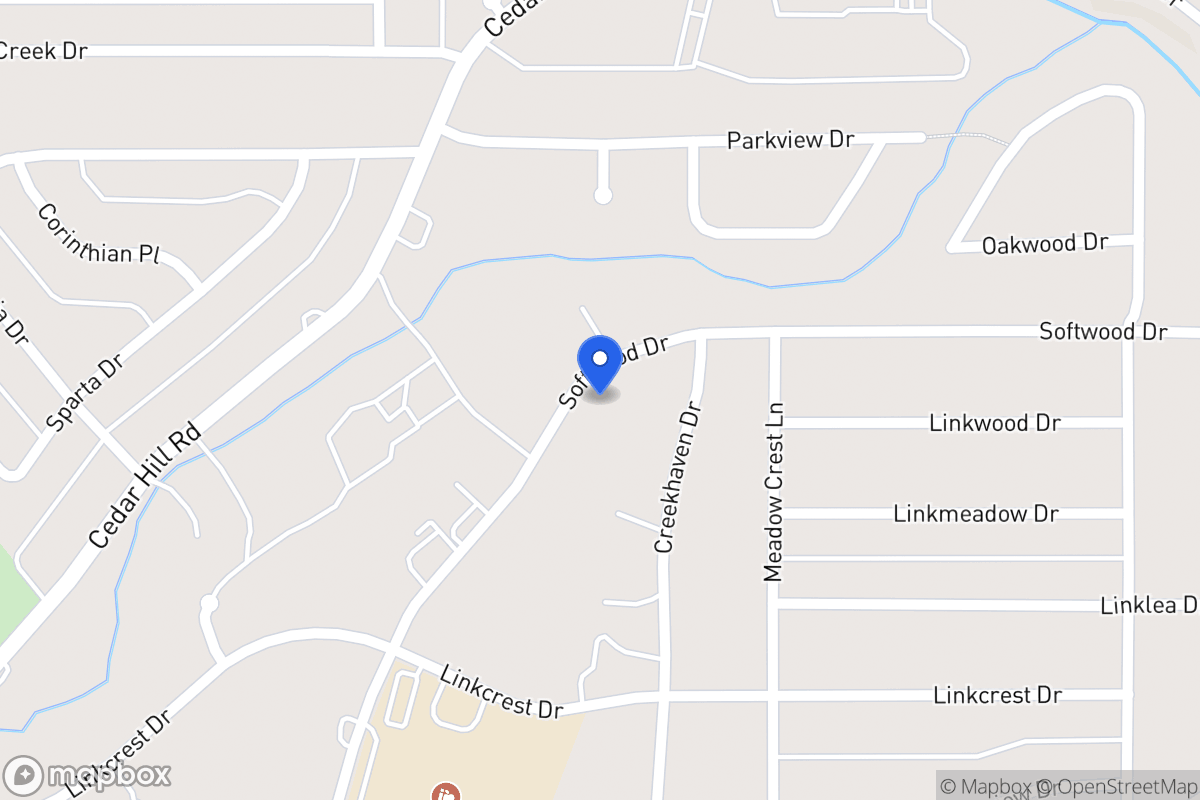 Map of 406 Softwood Dr