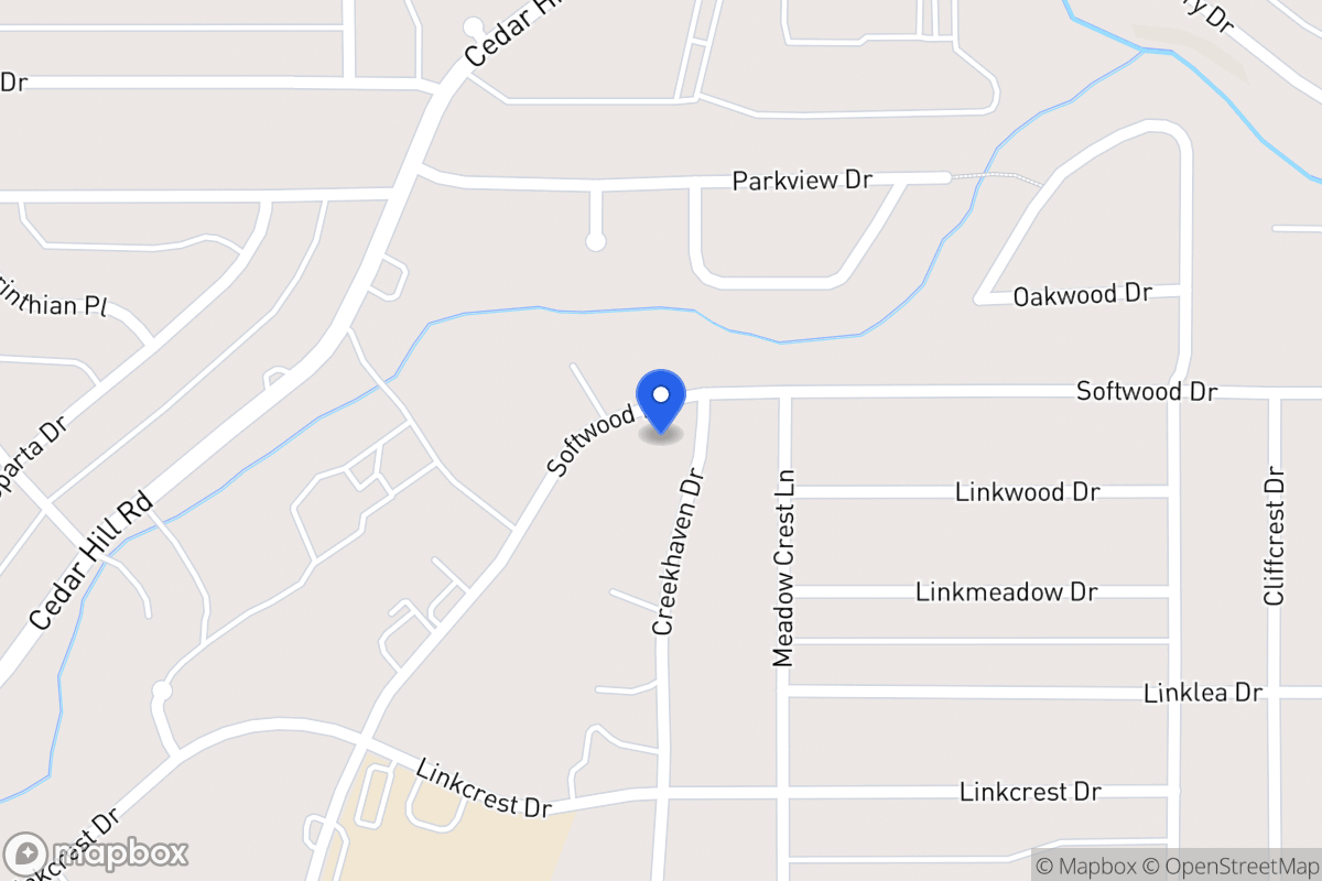 Map of 1703 Creekhaven