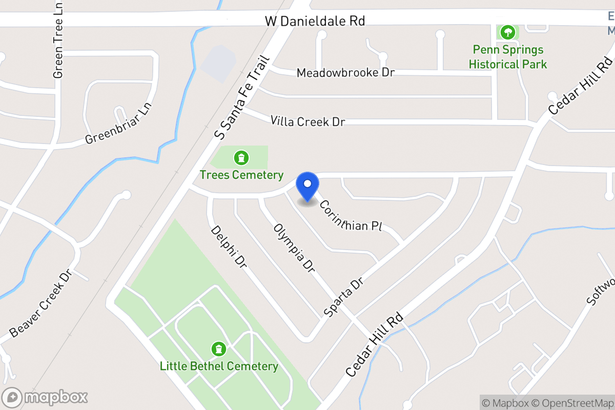 Map of 726 Corinthian Pl