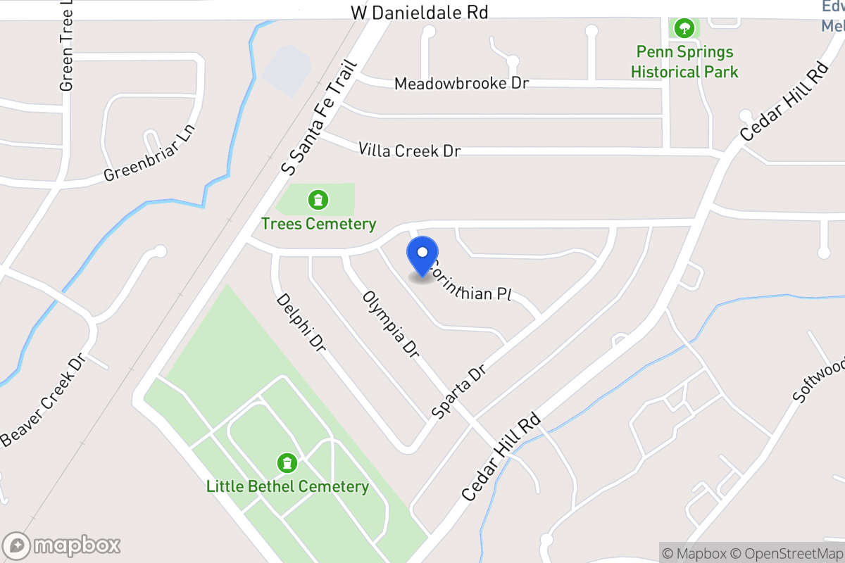 Map of 722 Corinthian Pl