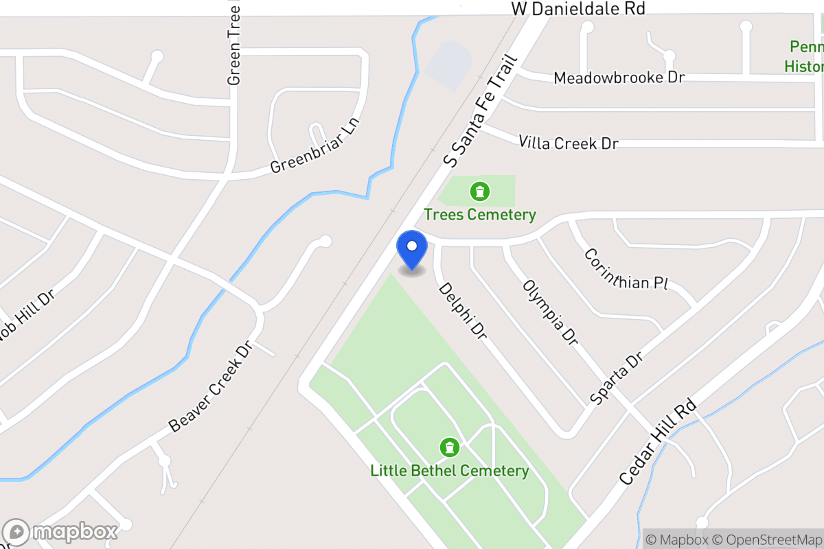 Map of 822 Delphi Dr