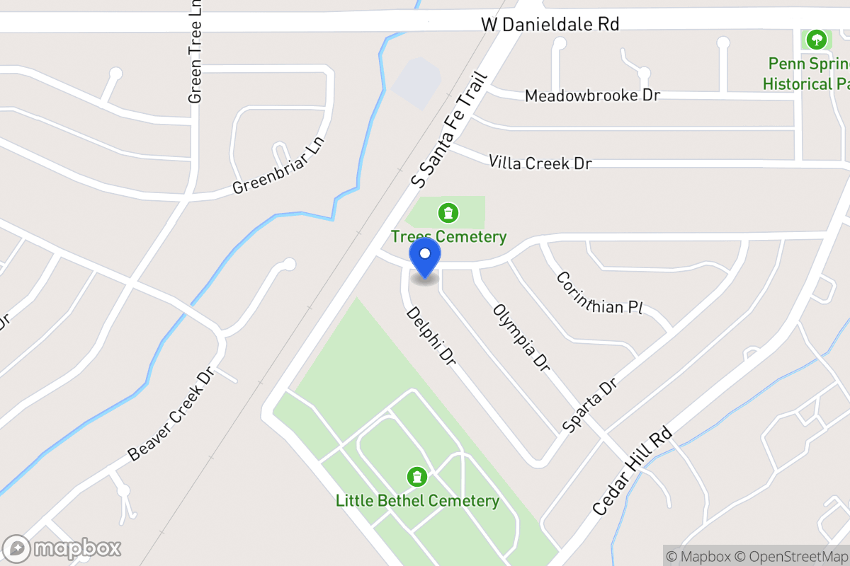 Map of 819 Delphi Dr