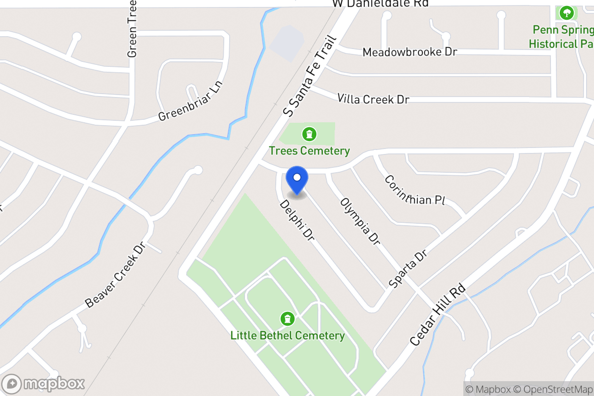 Map of 815 Delphi Dr