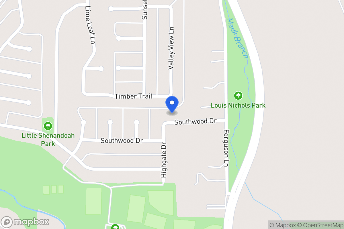 Map of 807 Southwood Dr