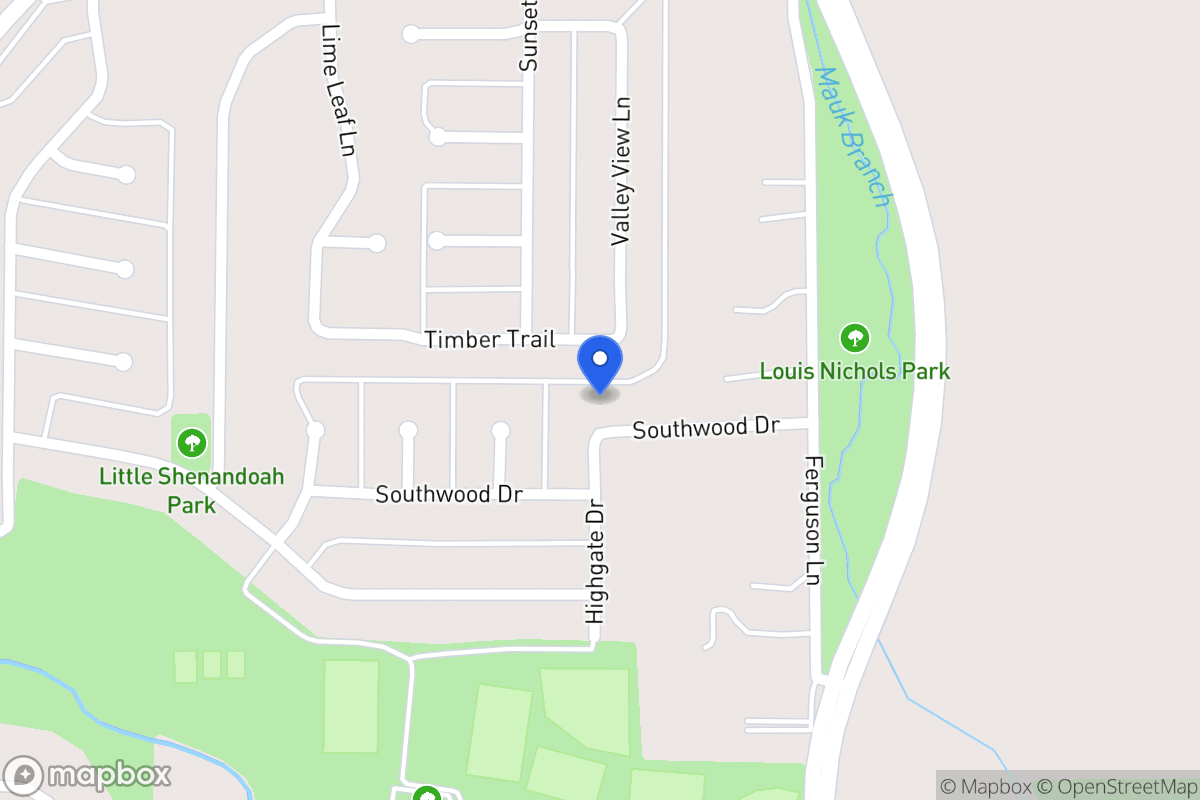 Map of 803 Southwood Dr