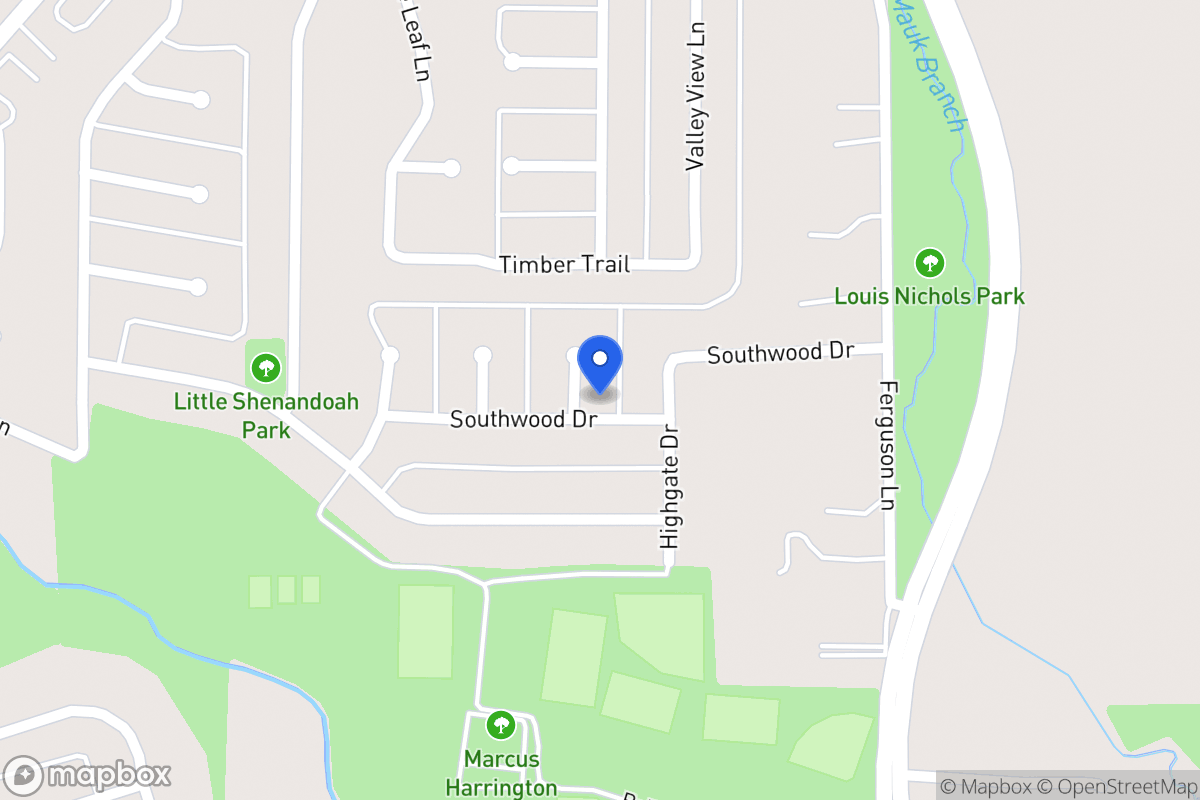 Map of 735 Southwood Cir