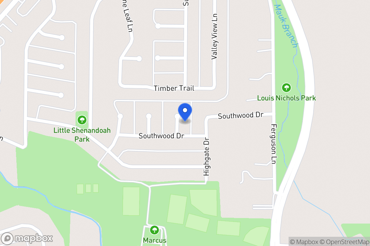 Map of 731 Southwood Cir