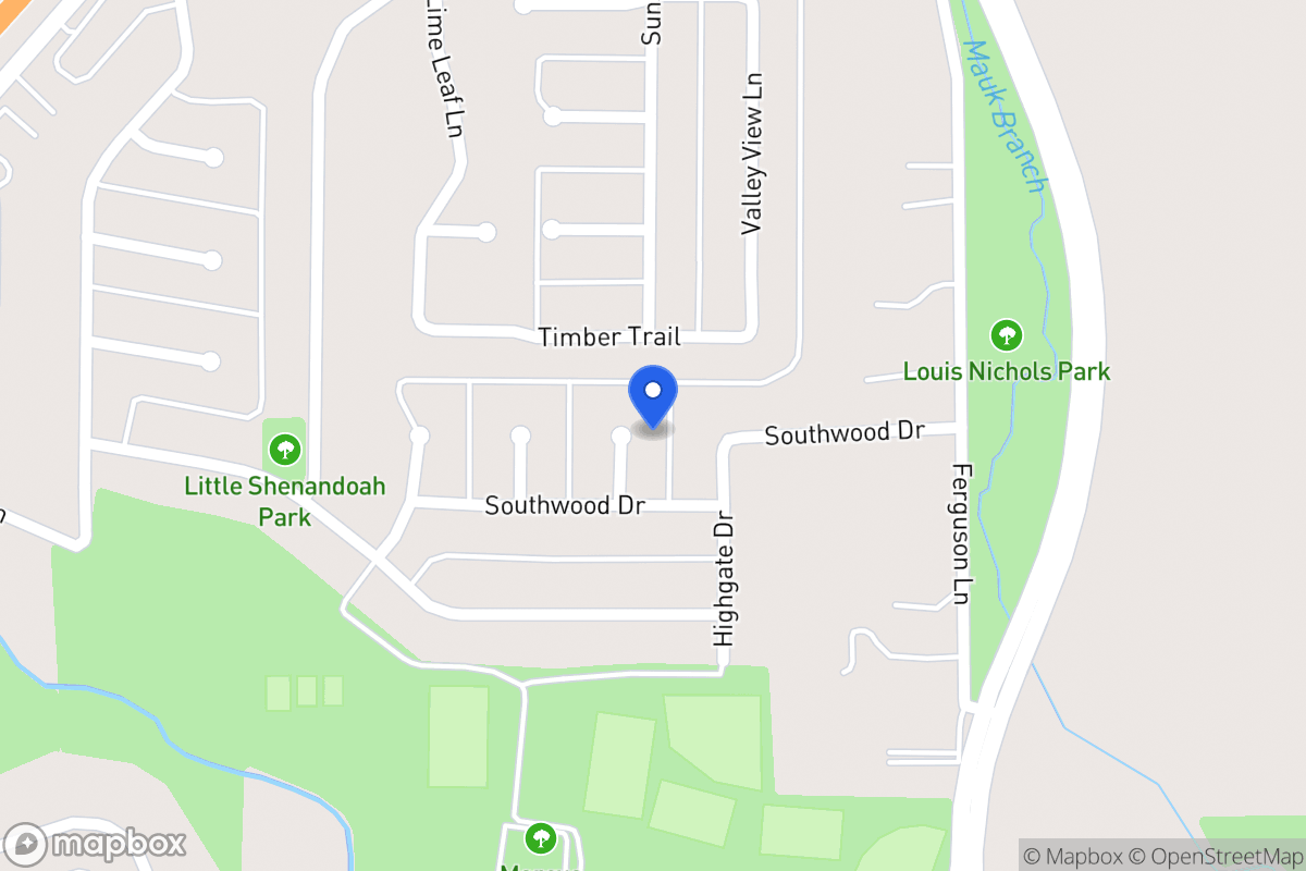 Map of 727 Southwood Cir