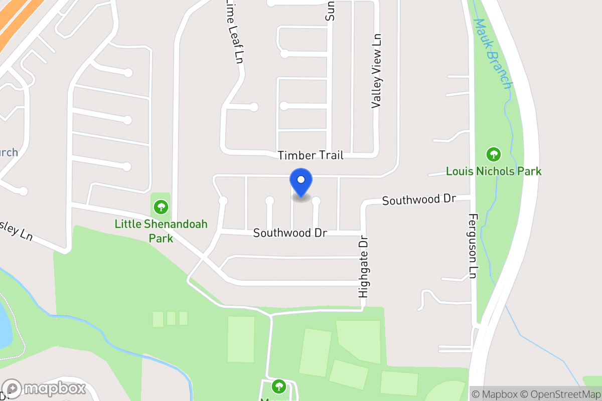 Map of 711 Southwood Cir