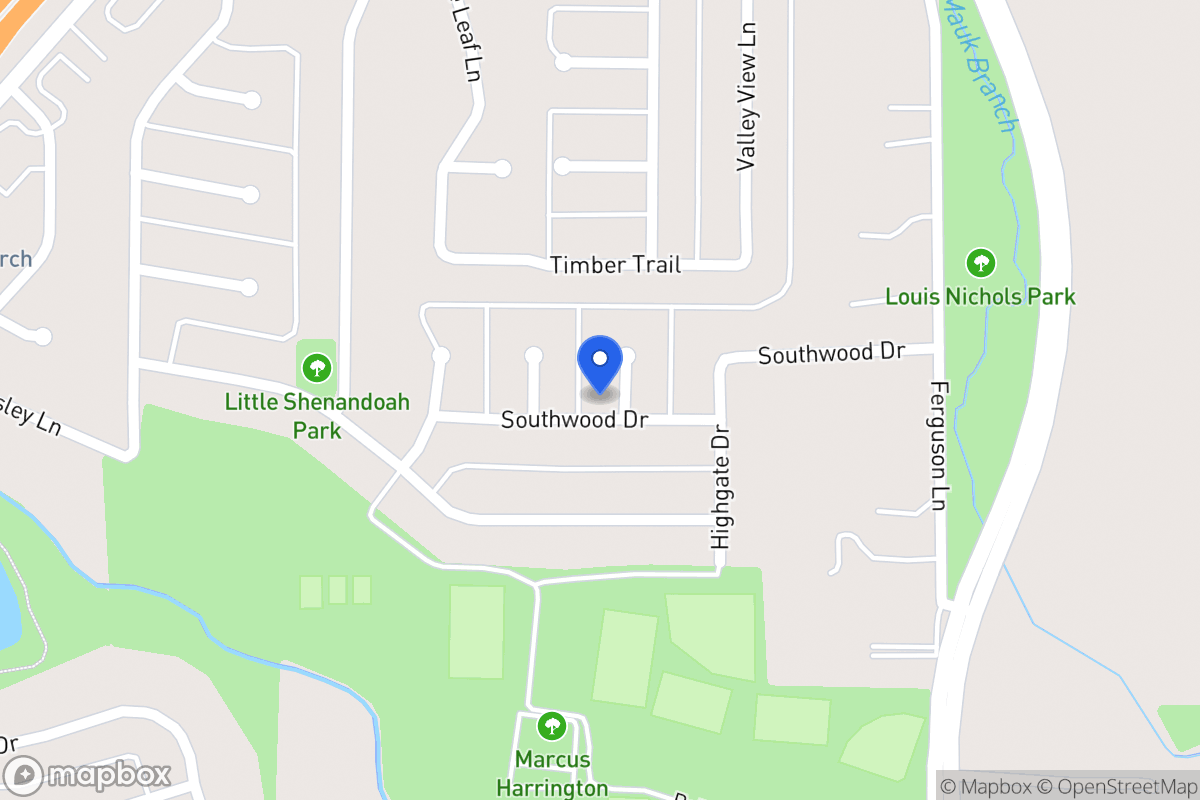 Map of 703 Southwood Cir
