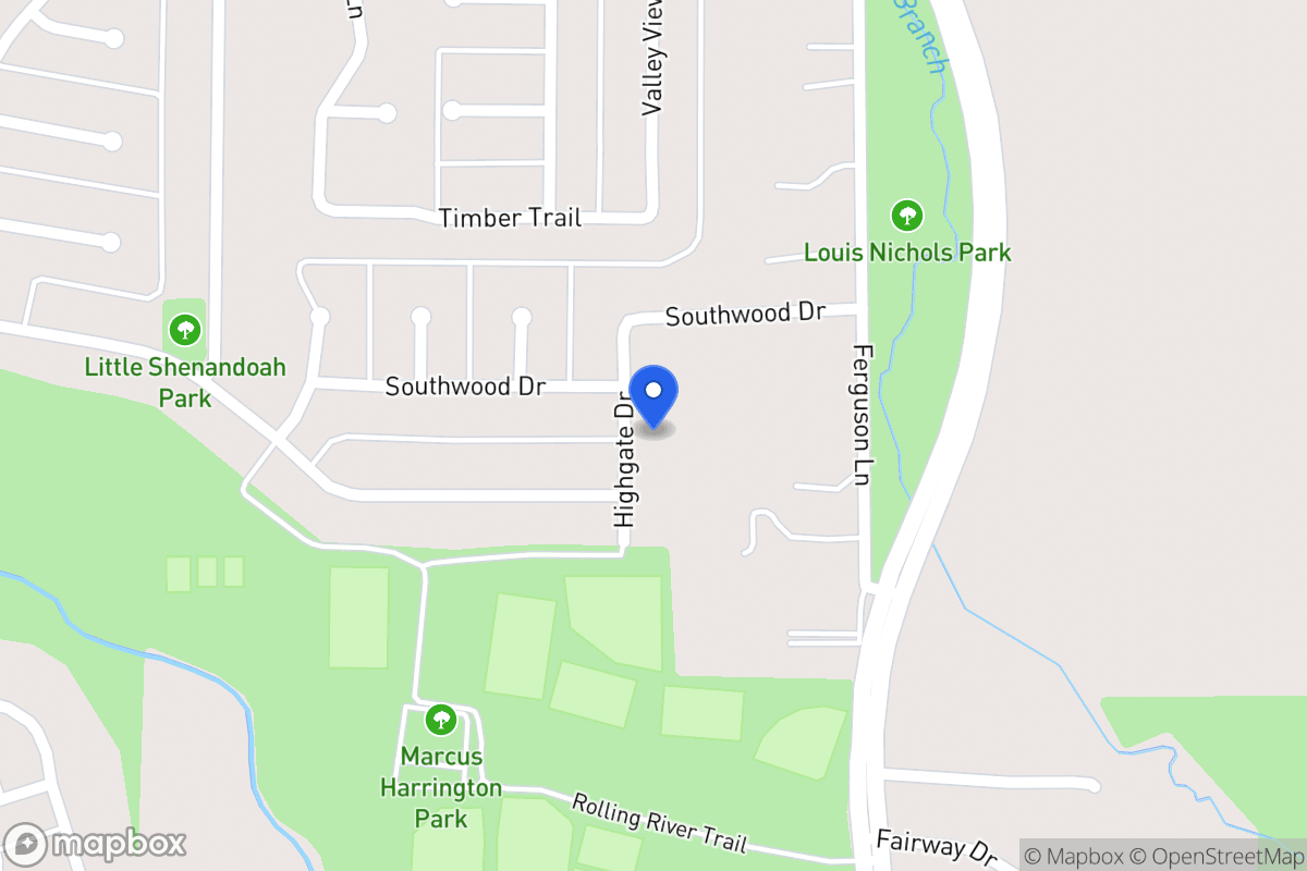 Map of 1718 Highgate Dr
