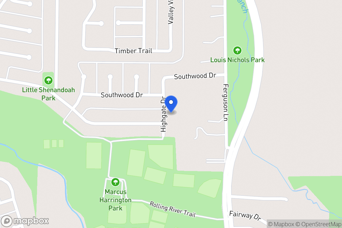 Map of 1722 Highgate Dr