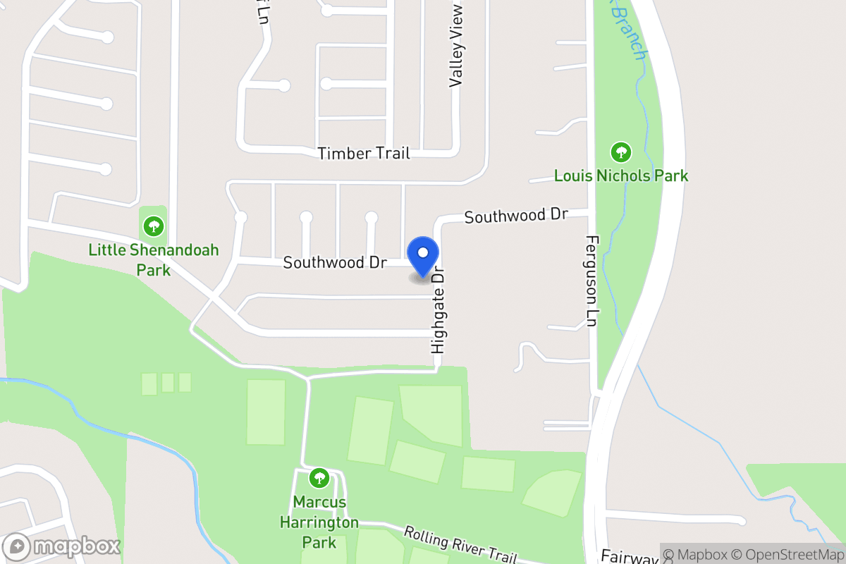 Map of 726 Southwood Dr