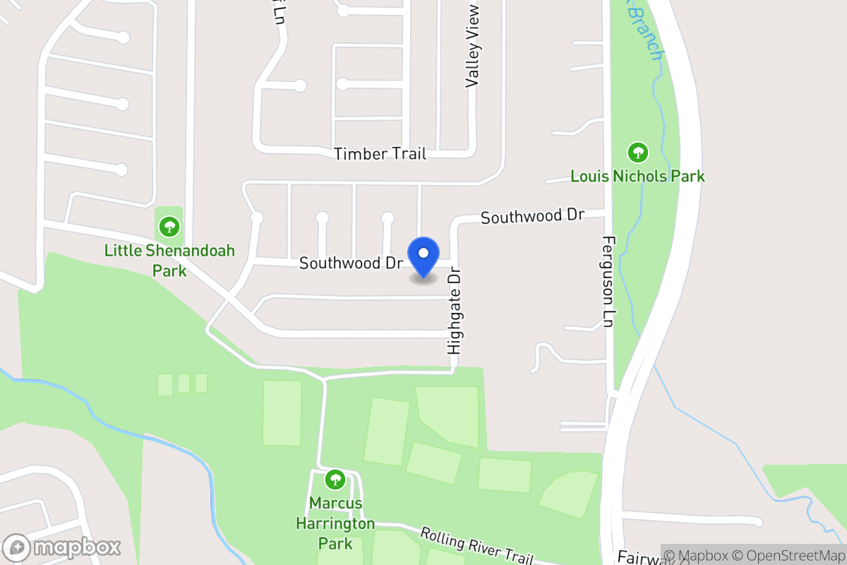 Map of 722 Southwood Dr