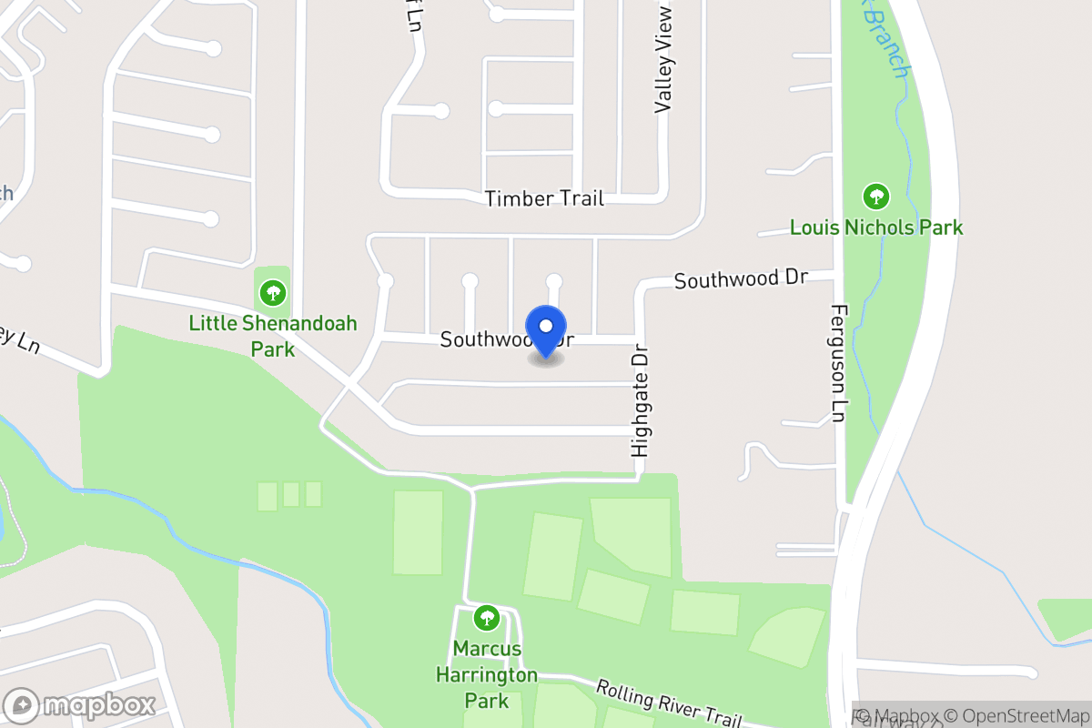 Map of 710 Southwood Dr