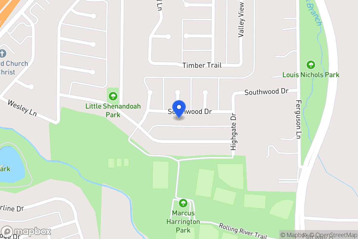 Map of 618 Southwood Dr