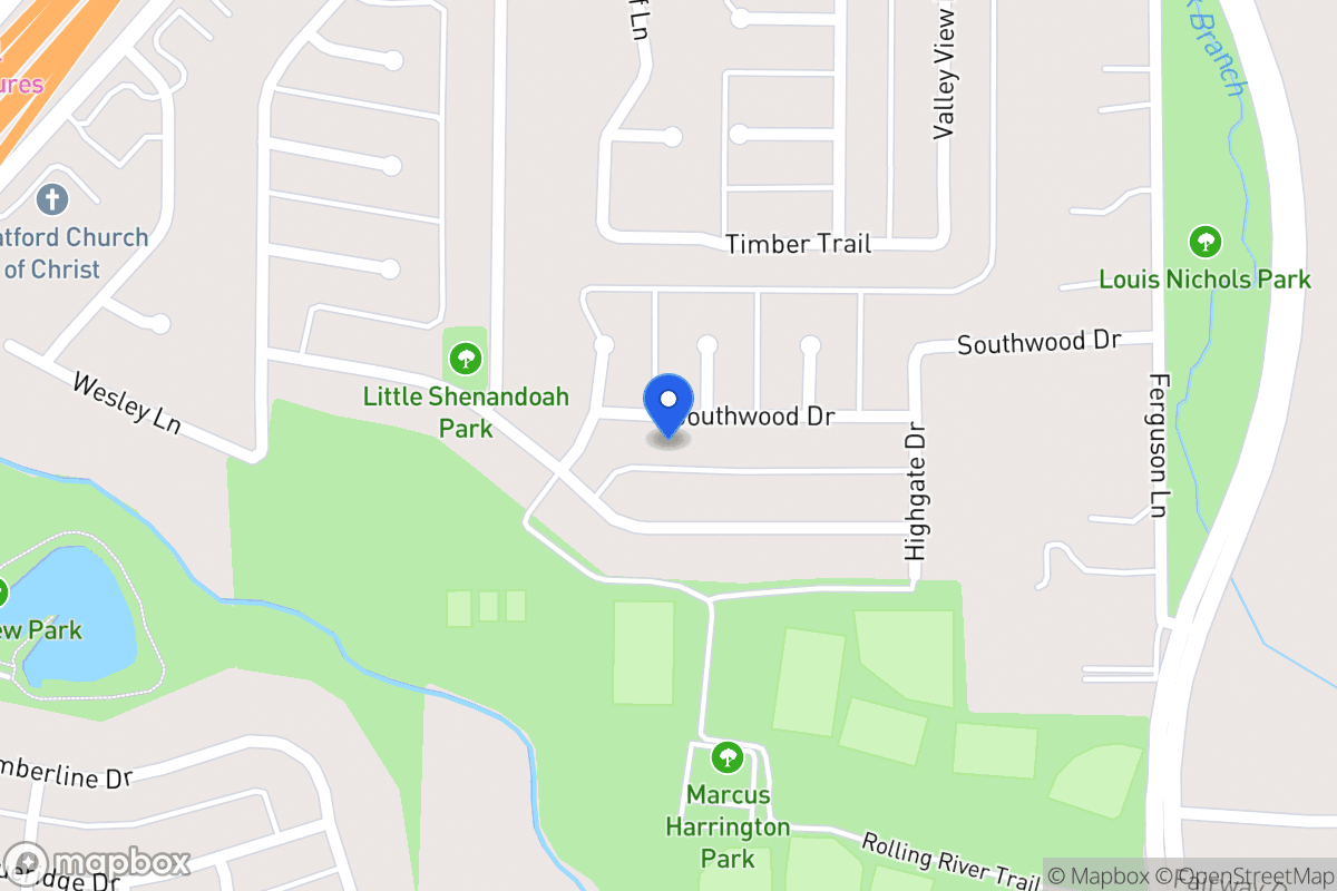 Map of 610 Southwood Dr