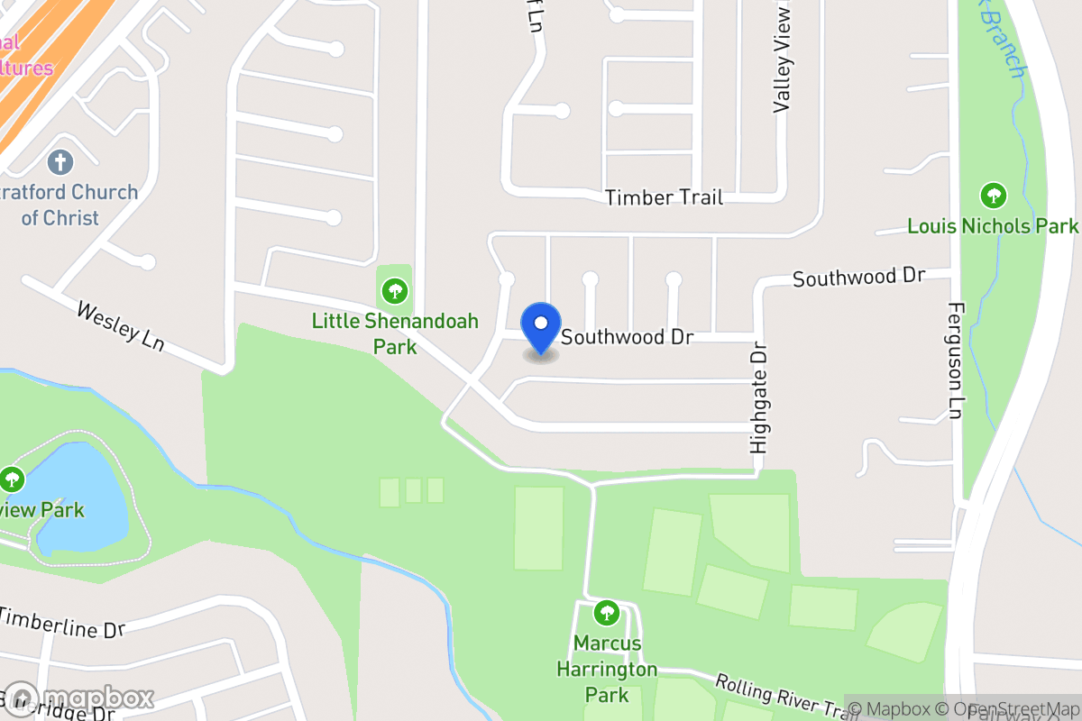 Map of 606 Southwood Dr