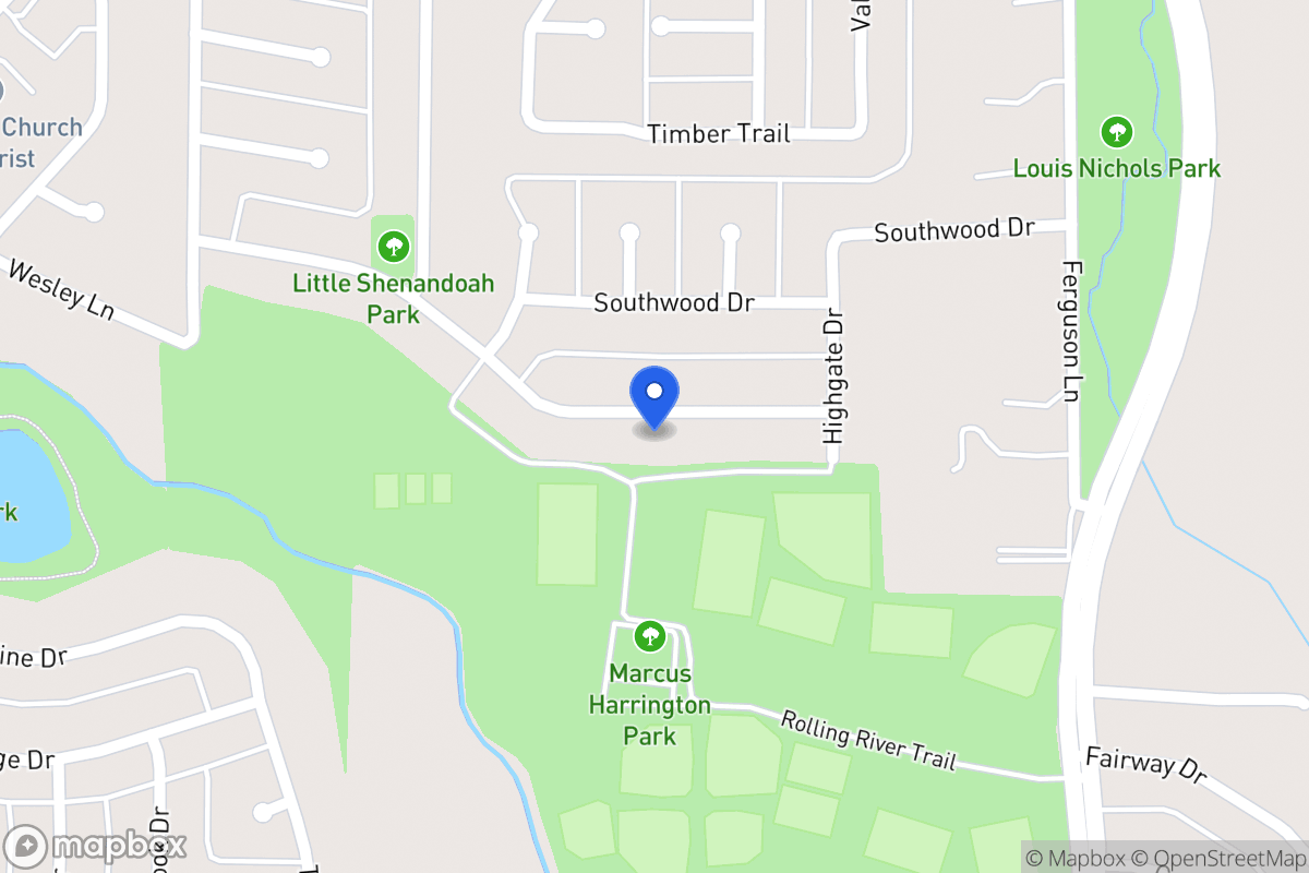 Map of 650 Meadowglen Dr
