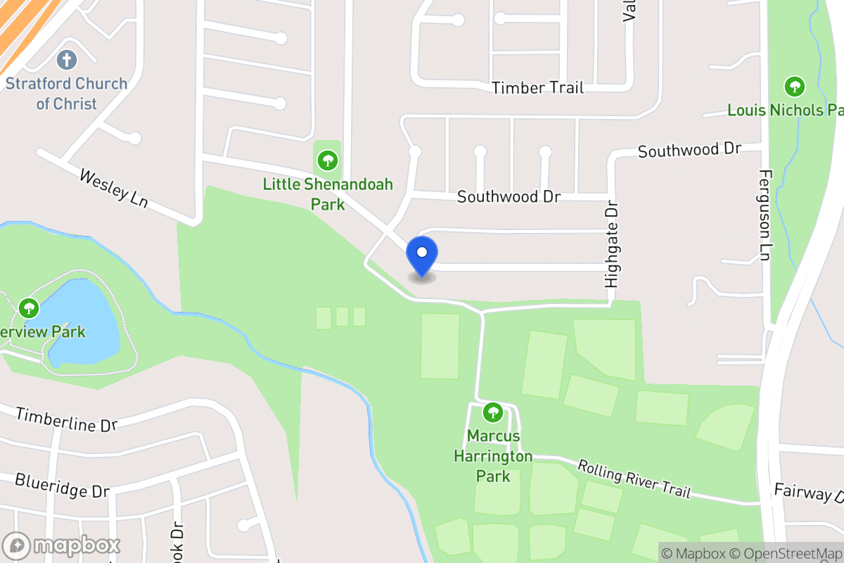 Map of 630 Meadowglen Dr
