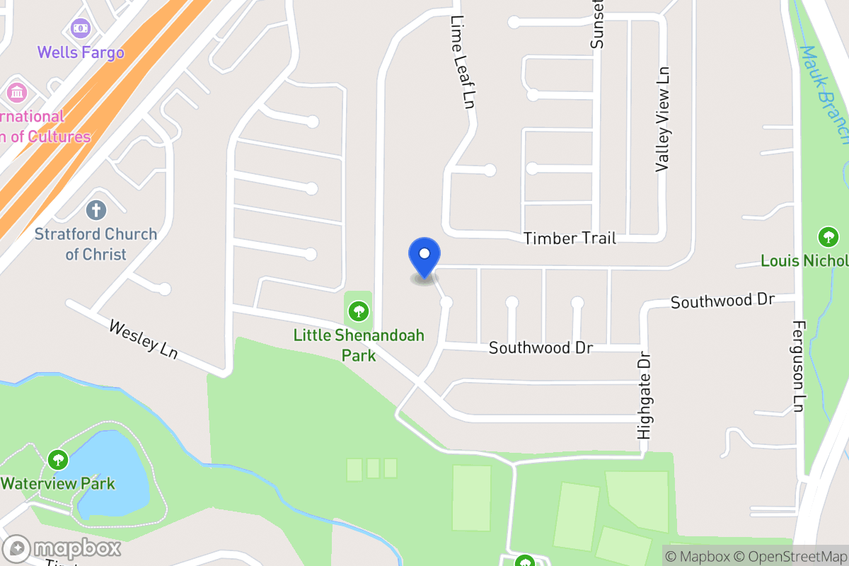 Map of 1703 Meadowwood