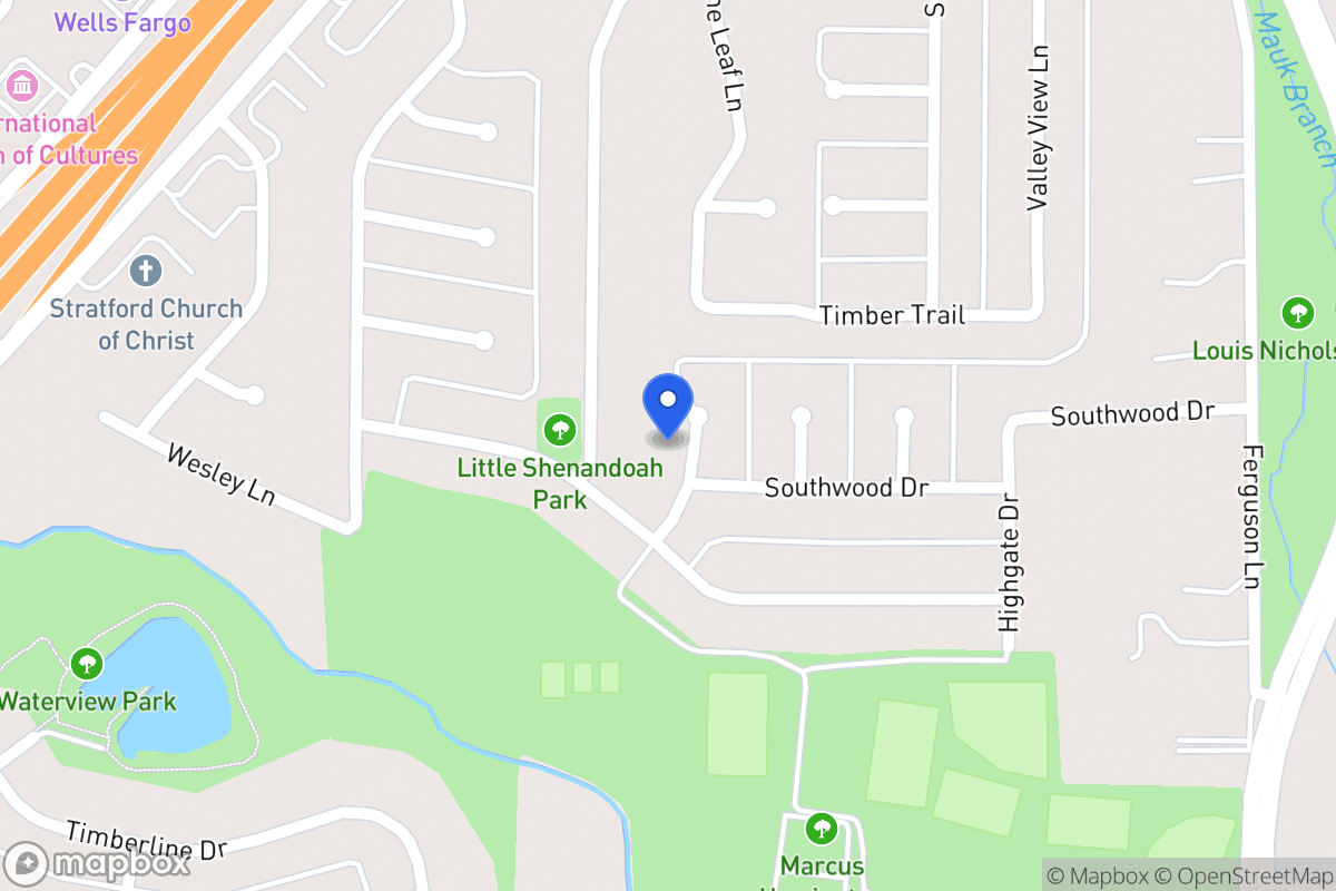 Map of 1711 Meadowwood