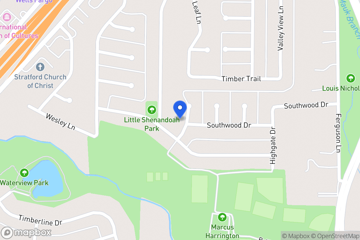 Map of 1715 Meadowwood