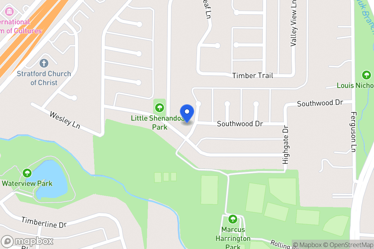 Map of 1719 Meadowwood