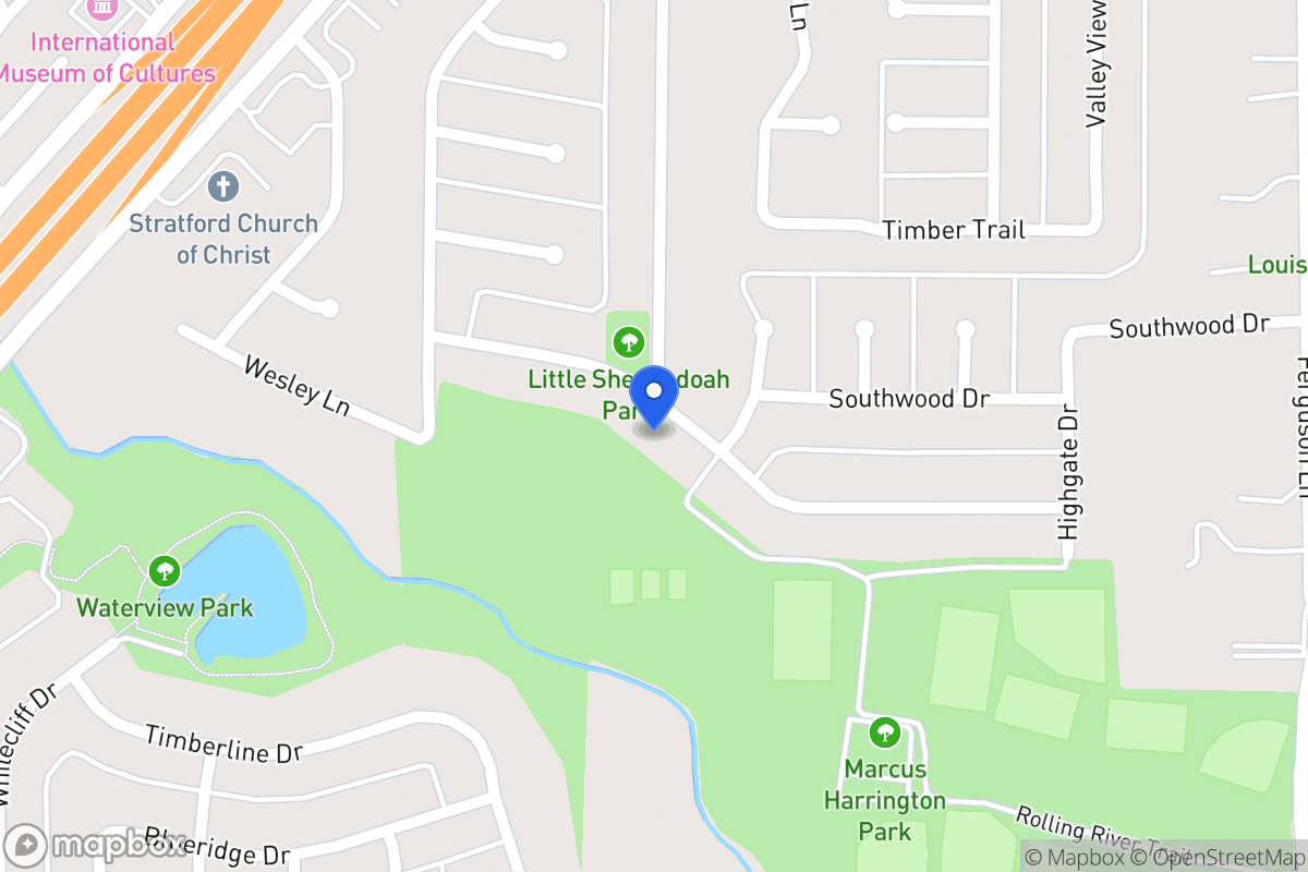Map of 606 Meadowglen Dr