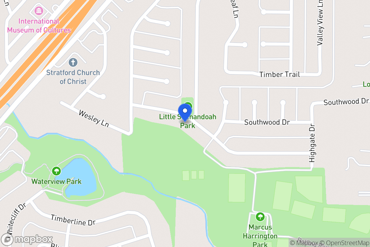 Map of 534 Meadowglen Dr