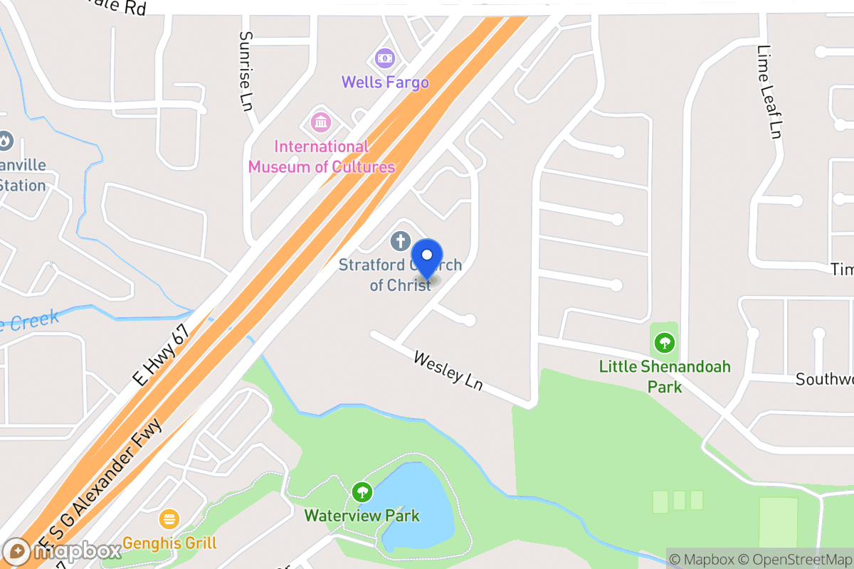 Map of 1625 Stratford Ln