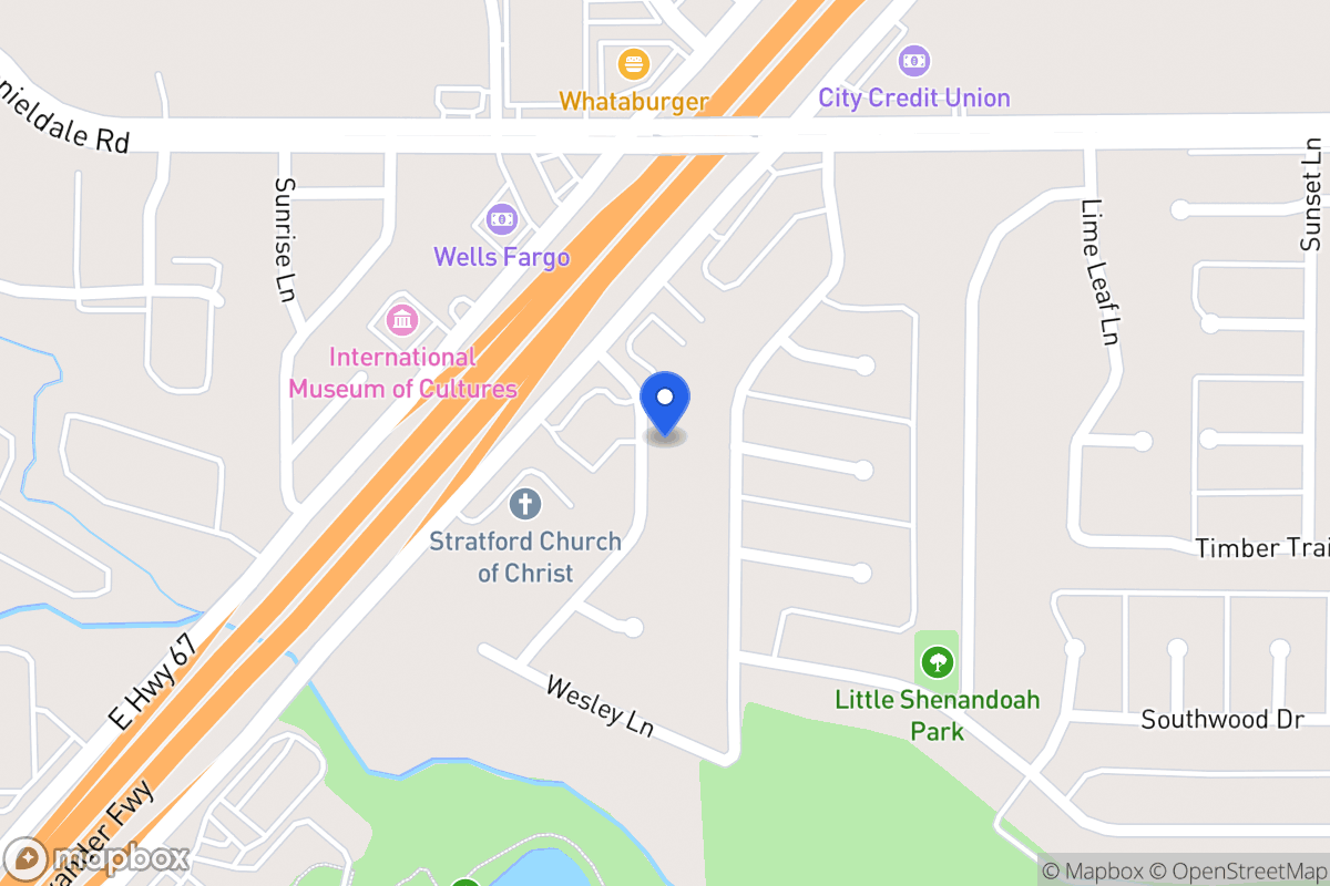 Map of 1602 Stratford Ln