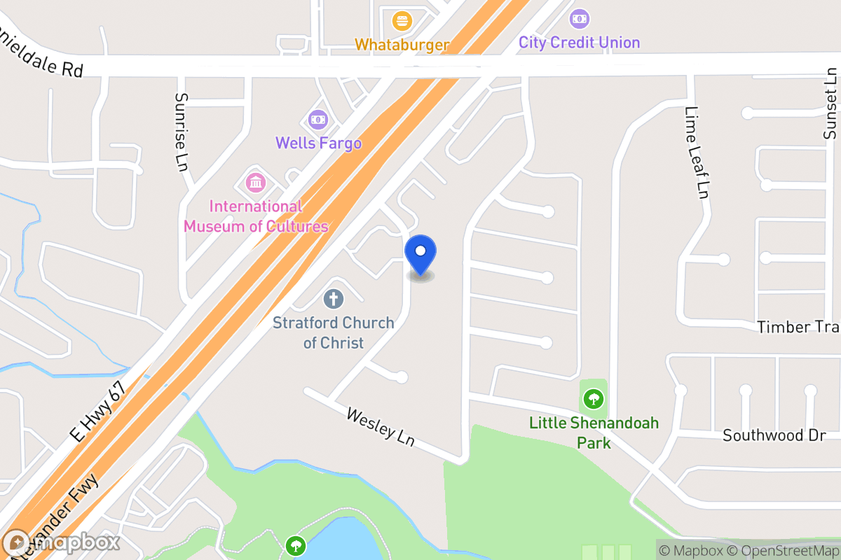 Map of 1606 Stratford Ln