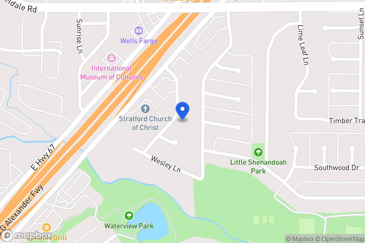 Map of 1618 Stratford Ln
