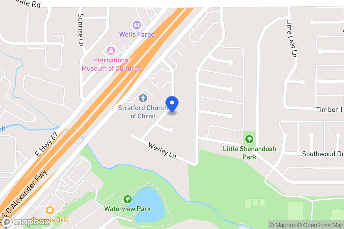 Map of 1622 Stratford Ln