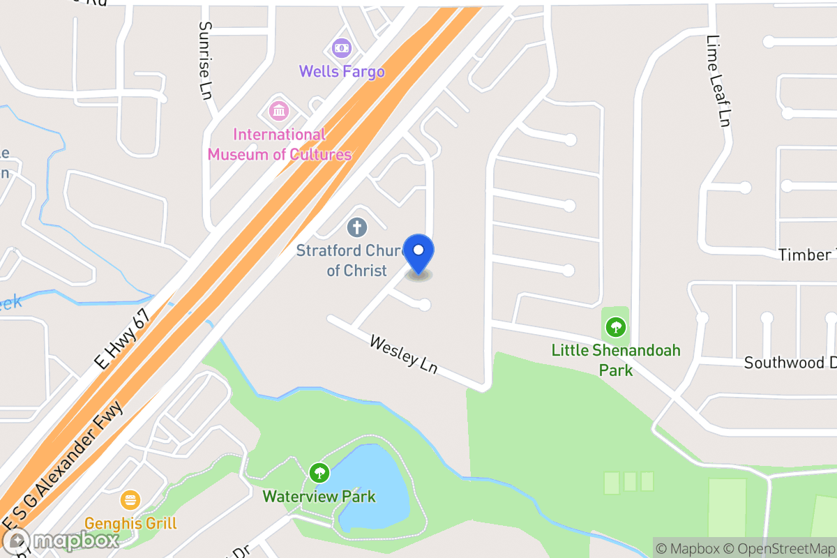 Map of 1626 Stratford Ln