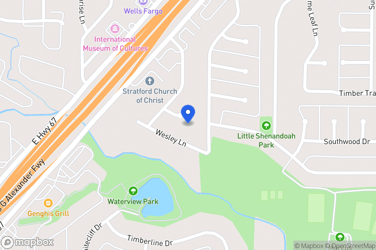 Map of 418 Hyde Park Pl