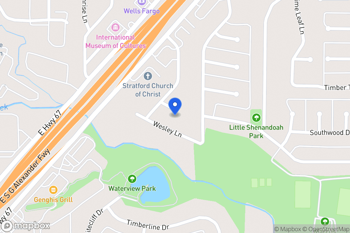 Map of 414 Hyde Park Pl