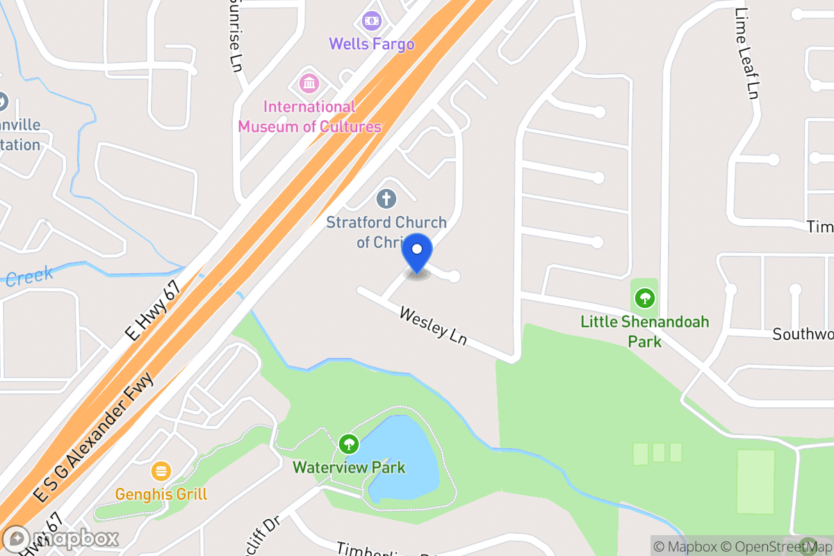 Map of 402 Hyde Park Pl